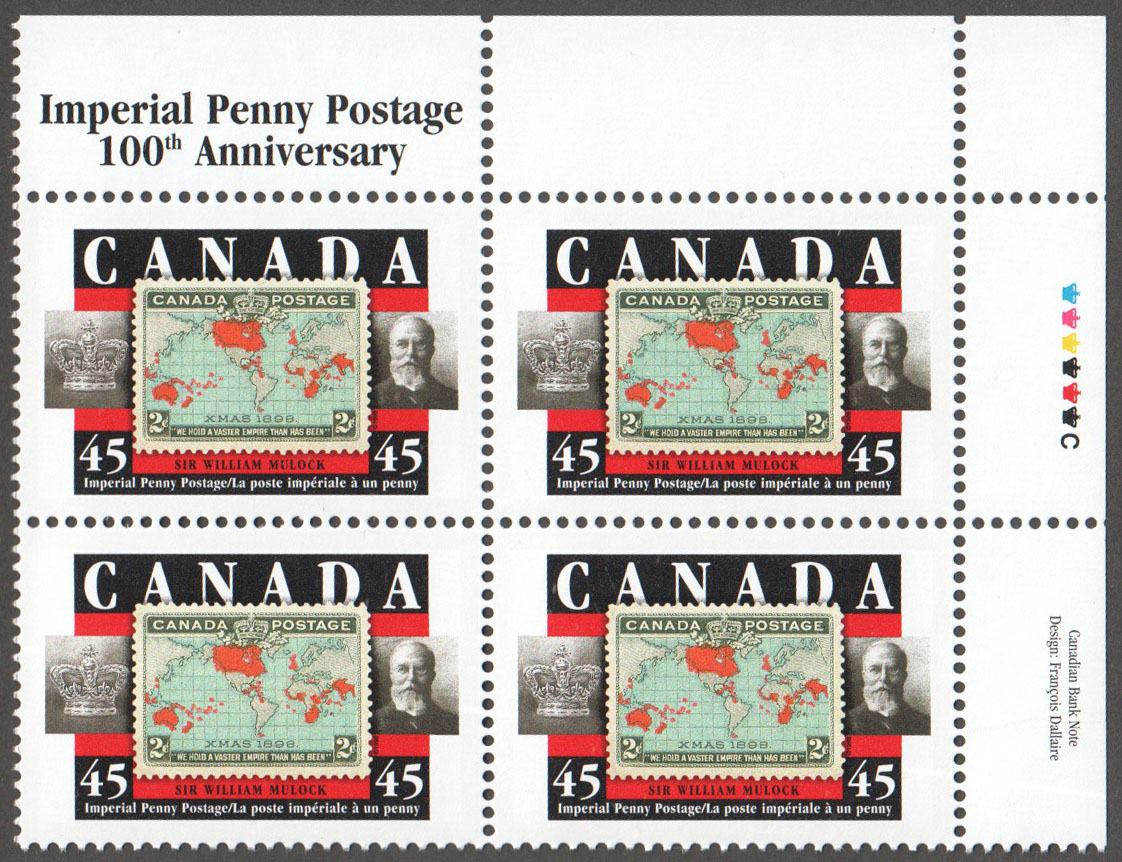 Canada Scott 1722 MNH PB UR (A11-8) - Click Image to Close